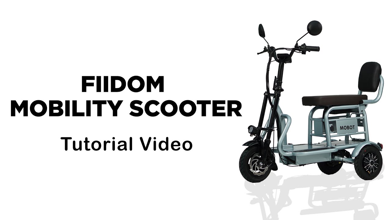 Mobot Fiidom 3 Wheels Mobility Scooter | Tutorial