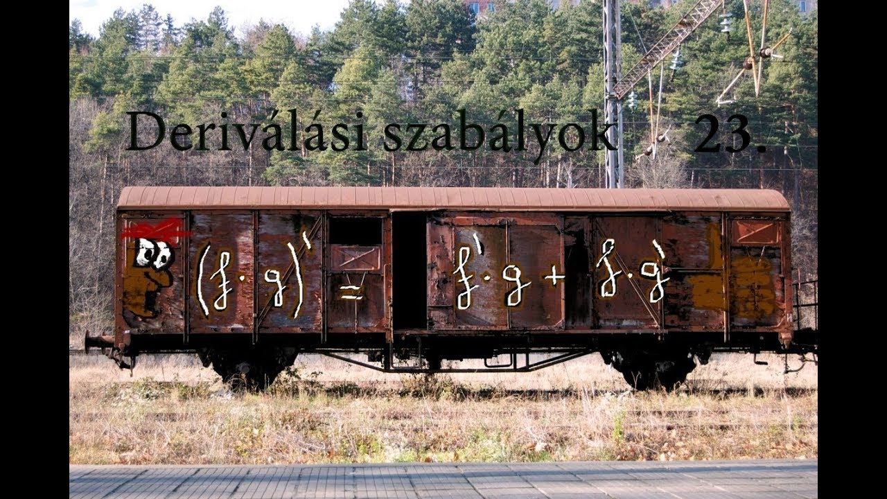 Deriválás (vegyes feladatok -15.) - 23.