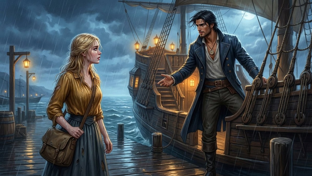 Her Ex Left Her Stranded at the Harbor—The Alpha King Pulled His Ship In. 
