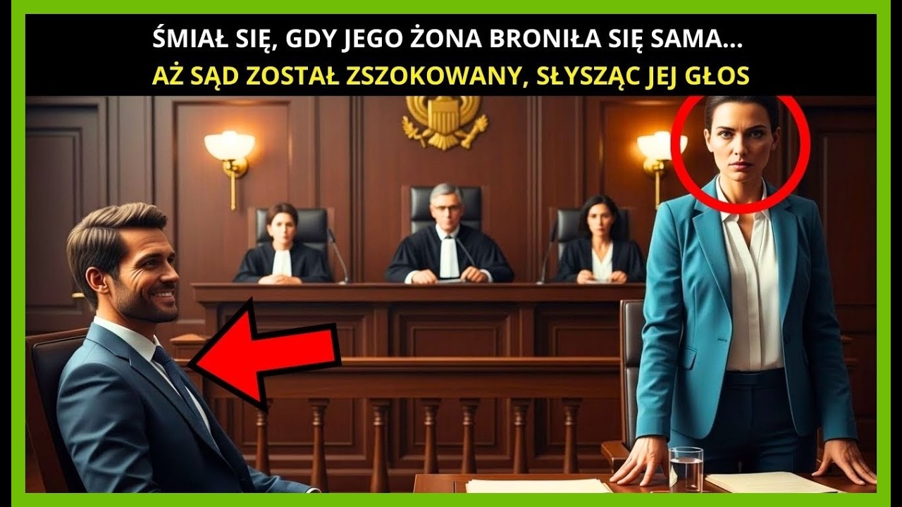 ŚMIAŁ SIĘ, GDY JEGO ŻONA BRONIŁA SIĘ SAMA… AŻ SĄD ZAMARŁ, SŁYSZĄC JEJ GŁOS