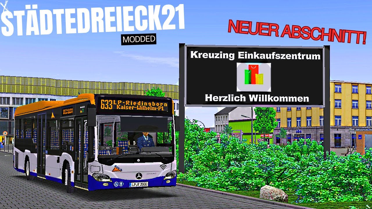 OMSI 2 [60 FPS] - NEUES TERRAIN im STÄDTEDREIECK21 Modded!  - Let's Play Omsi 2 [#848]