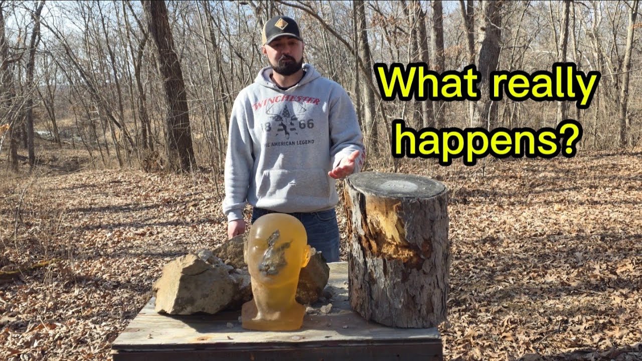 “Are Trees Really Cover? Bullet Impact & Fragmentation Test”