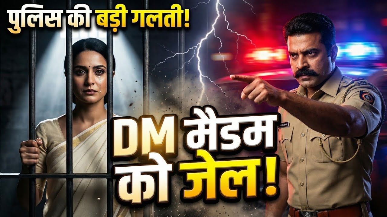 जब DM मैडम को ही पुलिस ने जेल में डाल दिया | Corrupt Police vs Lady DM | Hindi Moral Story