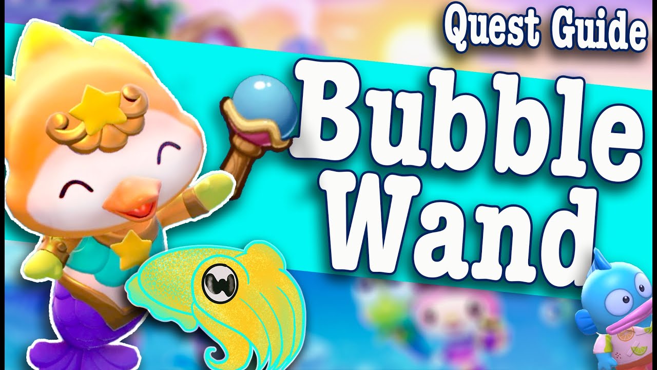 How to Get the Bubble Wand & Catch Critters Under Water - Hello Kitty Island Adventure | Quest Guide