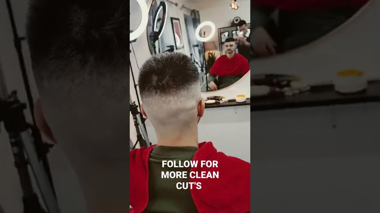 ASMR BARBER-CLEAN FADE HAIR CUT WITH BREAD TRIM... 