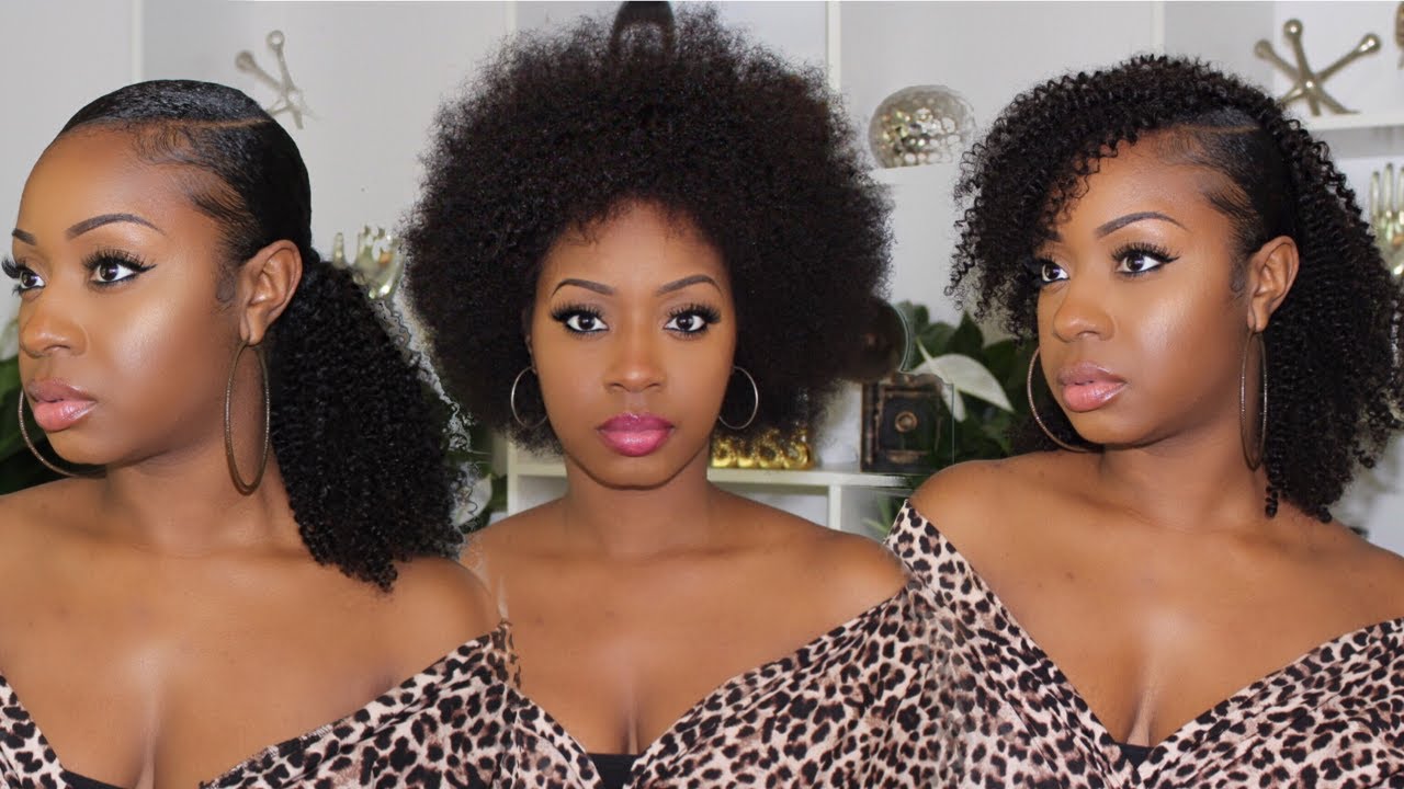 3 Simple Styles Using One Set of Clipins| ABH Clipins for Type 4 Hair