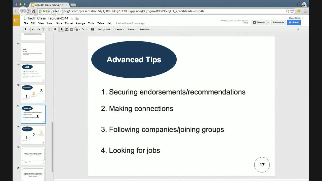 Networking through LinkedIn