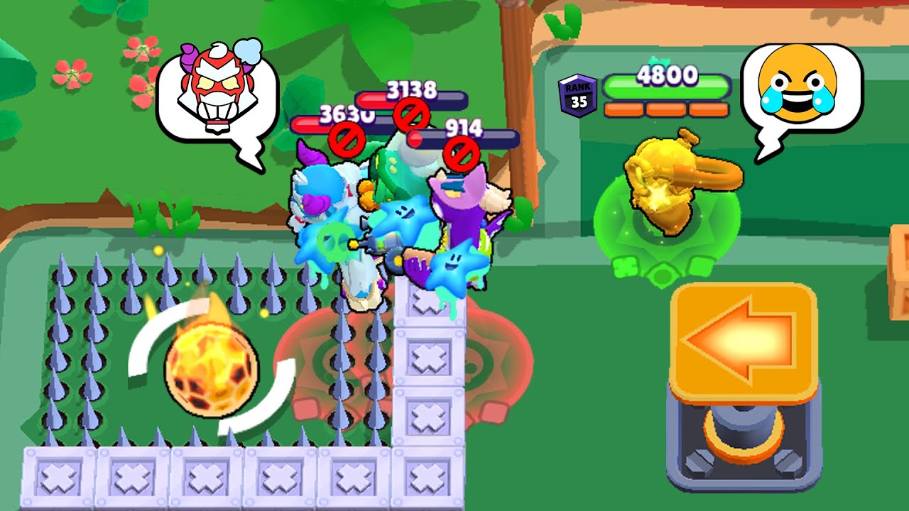 ГОРЯЩИЙ ШАР🔥 9999 IQ ТРОЙНАЯ ЛОВУШКА СЫРНЫЕ НУБЫ 😂 Brawl Stars 2023 Смешные моменты и фейлы, эпиз...