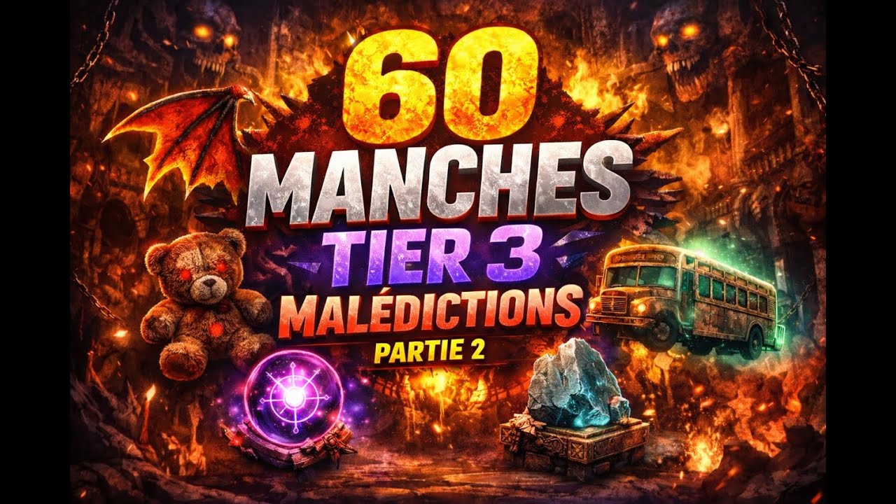 🔥 60 manches – Tier 3 Malédictions Partie 2