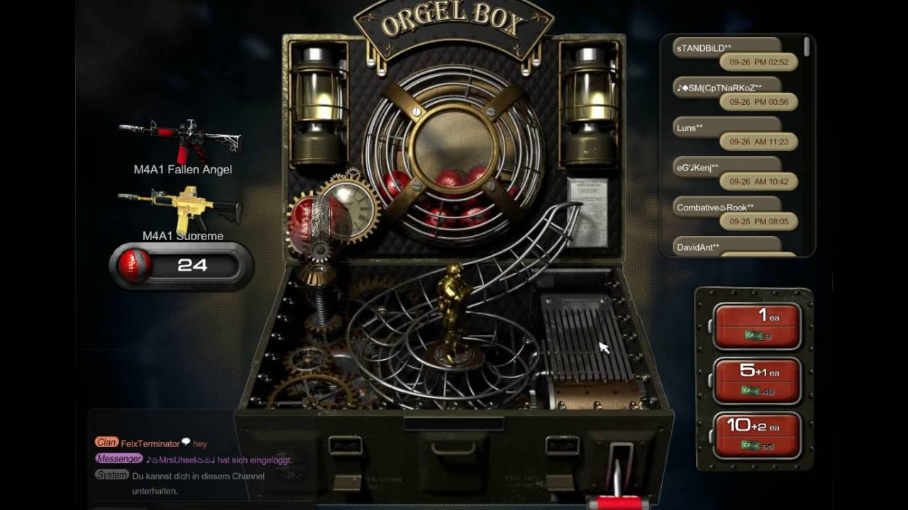 S.K.I.L.L special force 2 / Spending 1802cash / Capsule Opening M4A1 Fallen Angel