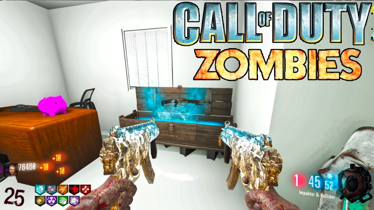 The CASTING COUCH Bo3 Custom Zombie Map 😂 (Black Ops 3)