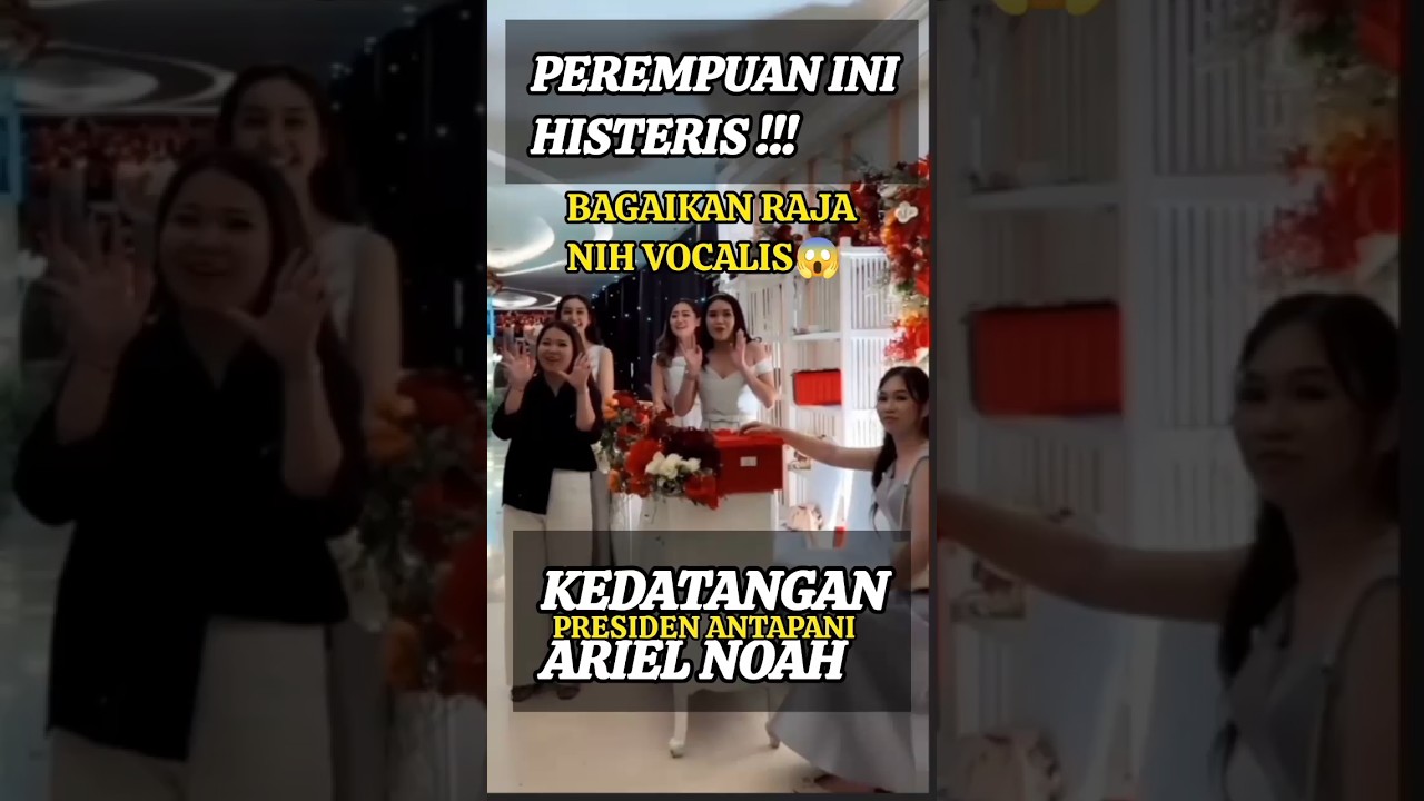 ARIEL NOAH DISAMBUT WANITA CANTIK😁 senggol boss🔥