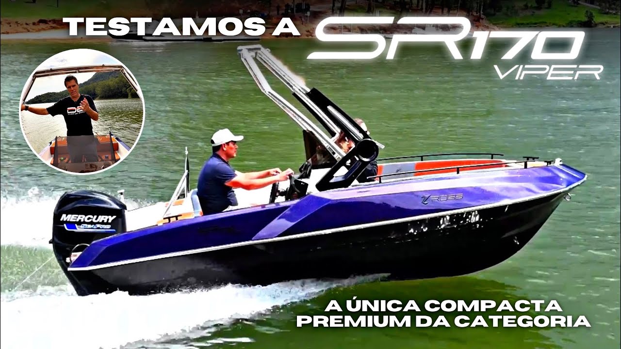 TESTAMOS A ÚNICA COMPACTA PREMIUM DO MERCADO DE LANCHA | SR 170 VIPER da ROSS MARINER