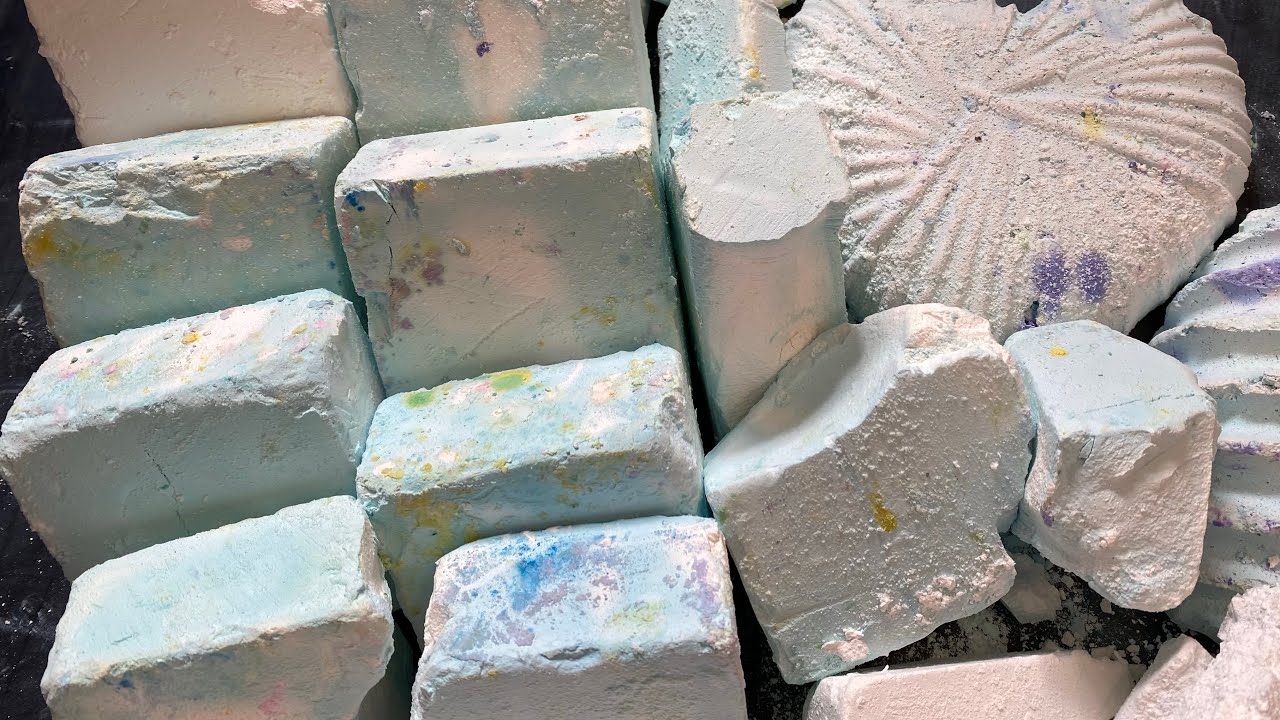 Mint Ice Cream 🍦 Soft Buttery Gym Chalk + Soft Reform ASMR Crushing