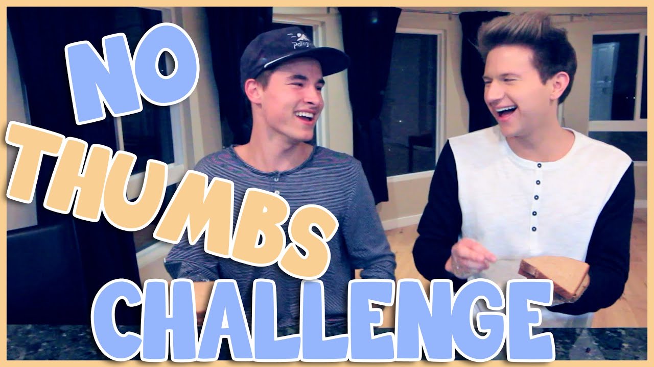 NO THUMBS CHALLENGE W/ KIAN LAWLEY