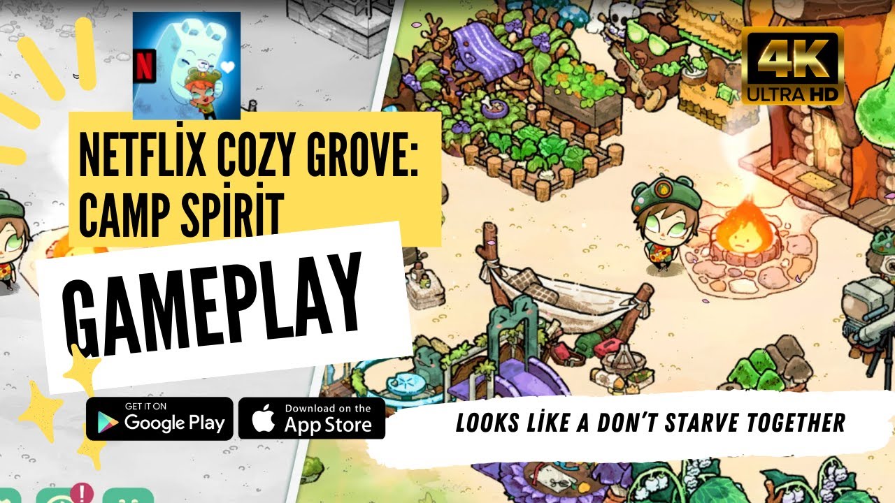 Netflix Cozy Grove: Camp Spirit - Gameplay UltraGraphics 4K Android, IOS