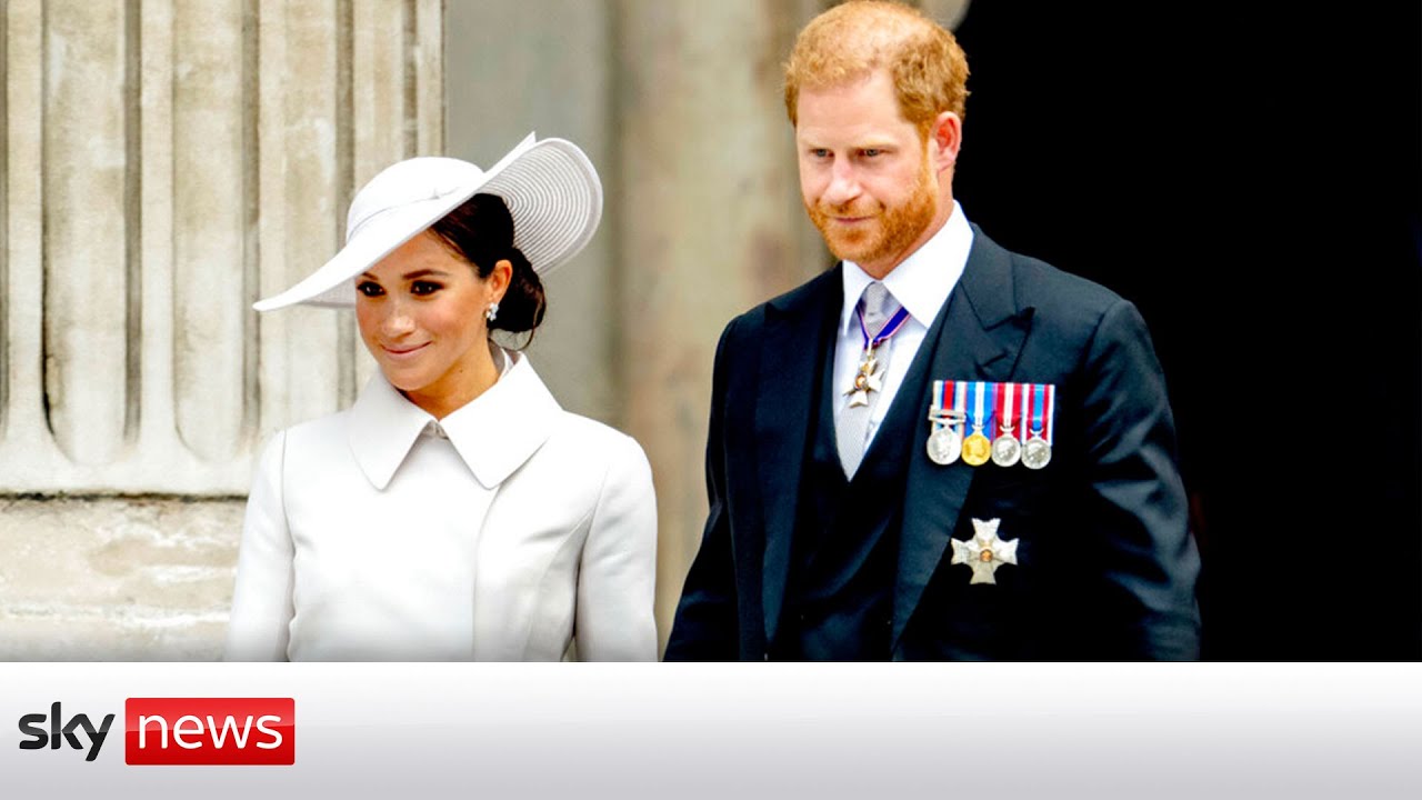 All eyes on Harry and Meghan at Jubilee thanksgiving service
