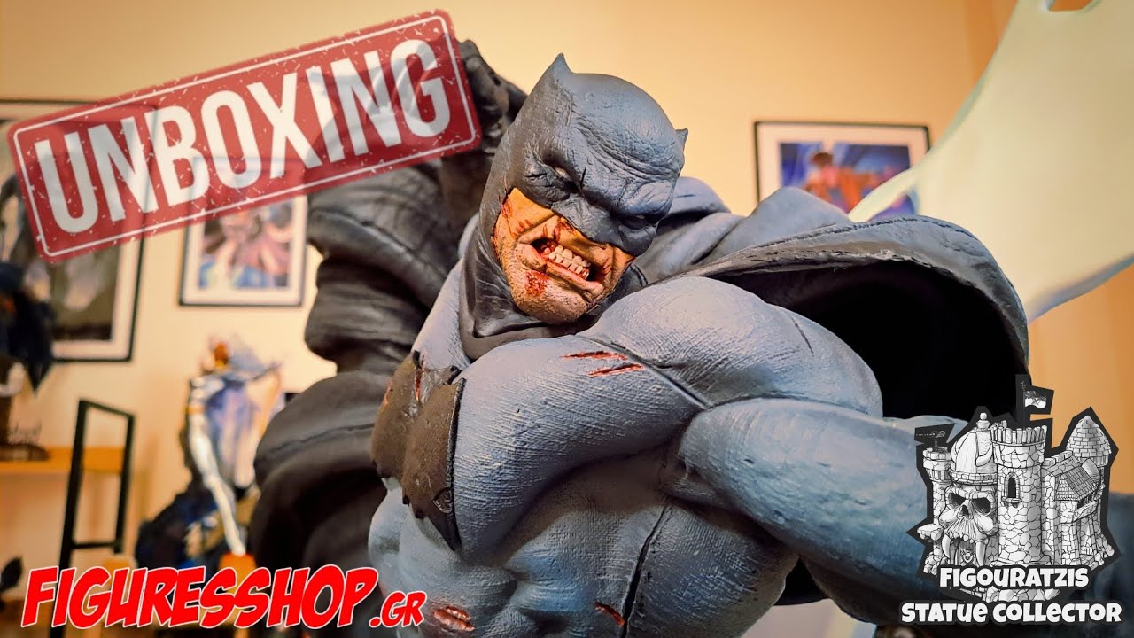 Unboxing Batman The Dark Knight Returns Statue By Sideshow / Figouratzis statue collector