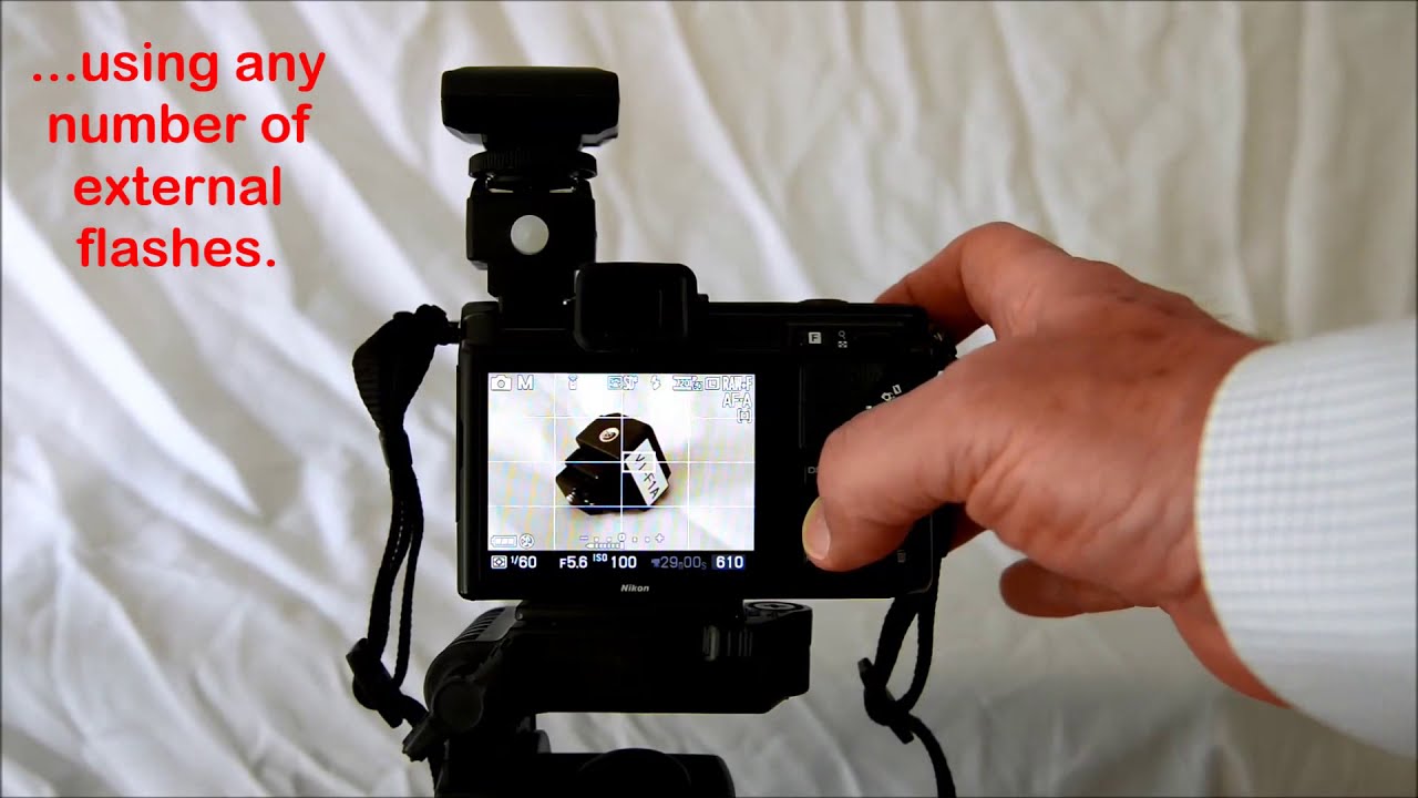 Flash adapter V1-F1A for the Nikon 1 V1 camera