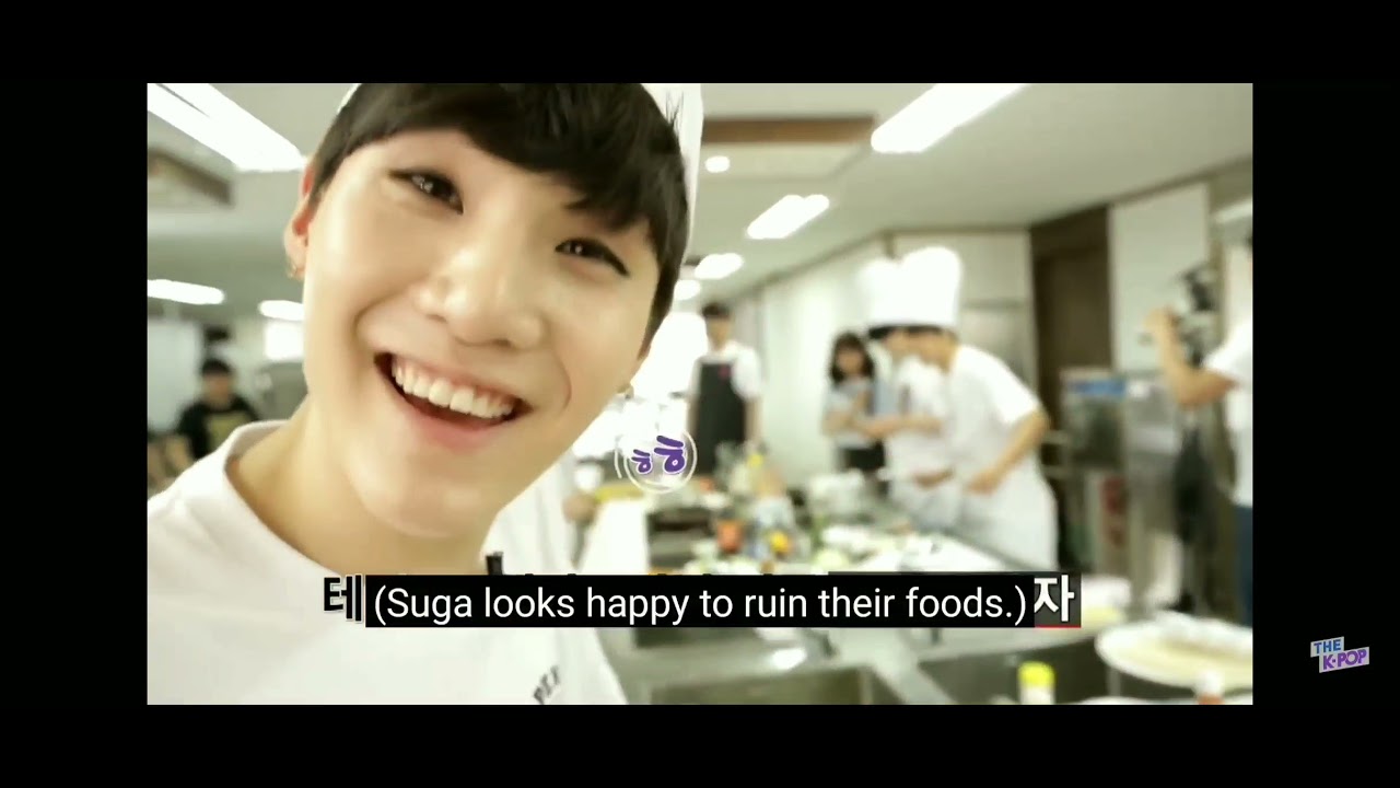 BTS cooking for RM birthday