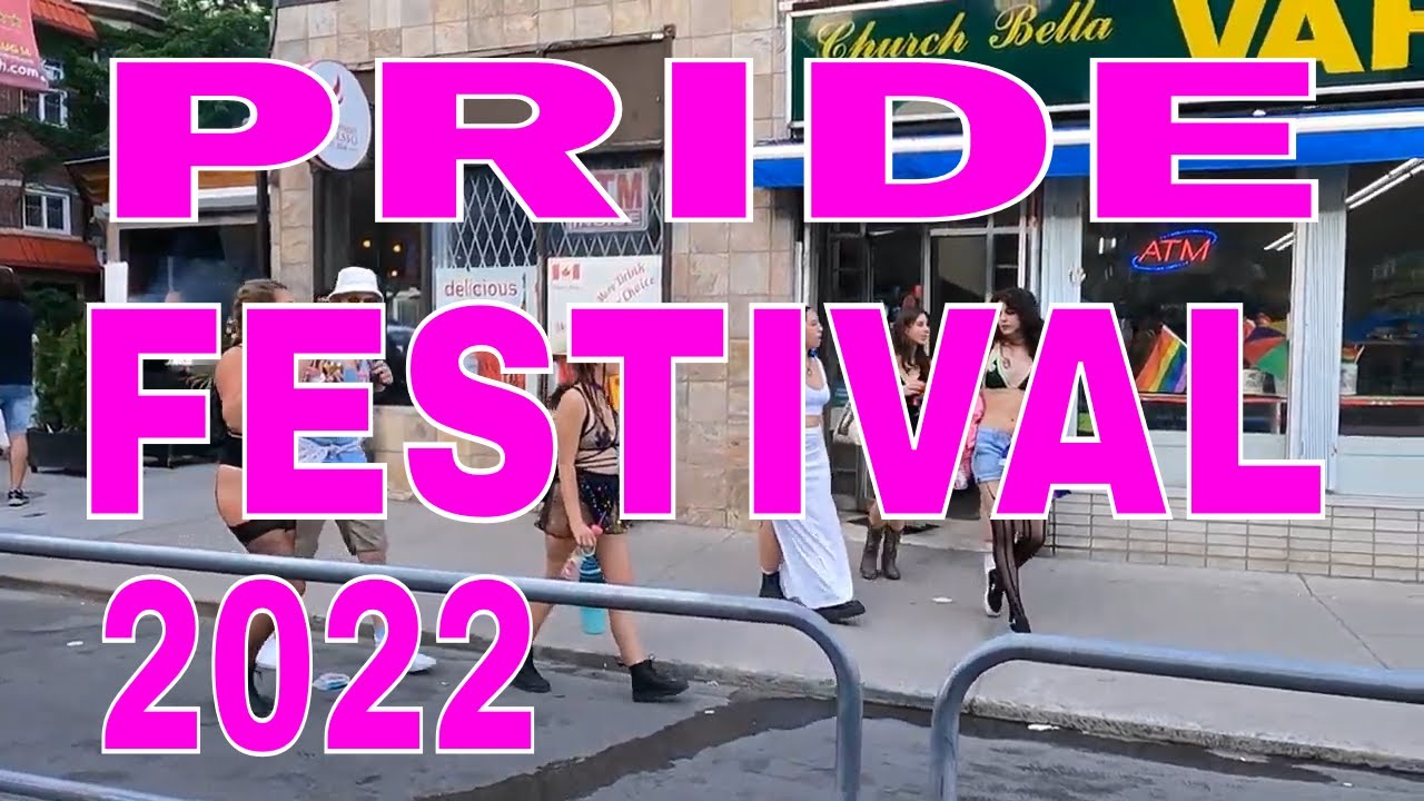 HAPPY PRIDE FESTIVAL TORONTO - Saturday on Church St. - Summer 2022 - Go-pro hero 9