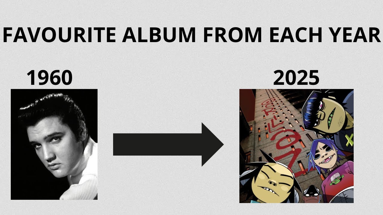My Favourite Album From Each Year (1960-2025)