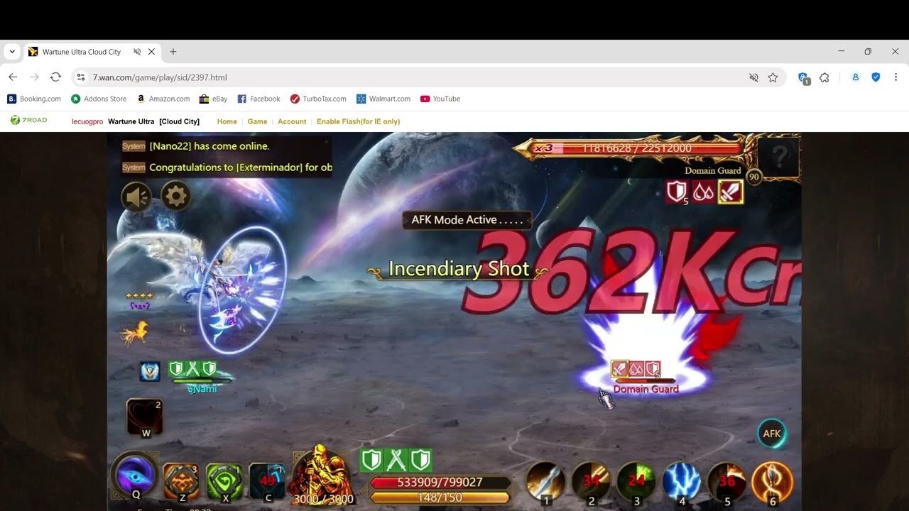 Wartune Ultra - Stage 30 - Domain 80/ 1st- Archer 857k- Nami -S38 - F2P