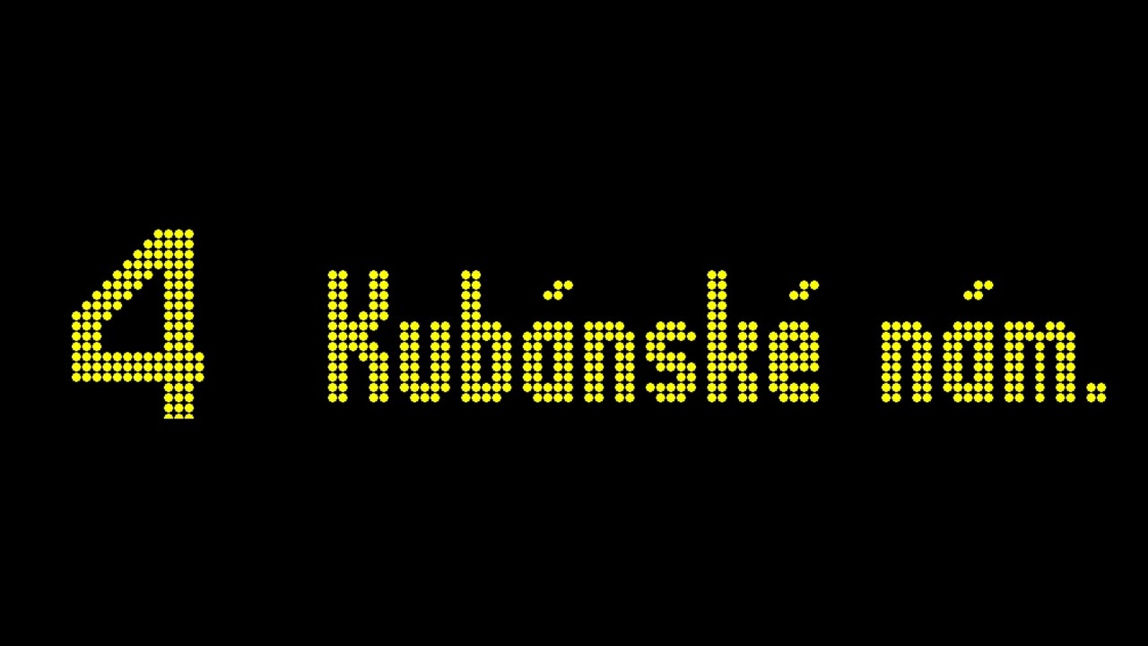 (Audio Hlášení) Linka 4 Sídliště Barrandov - Kubánské Náměstí