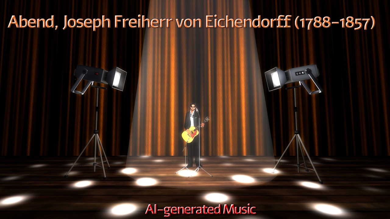 Abend, Joseph Freiherr von Eichendorff (1788-1857) - CCLoon Sound Creation [KI-Musik] [AI-Music]