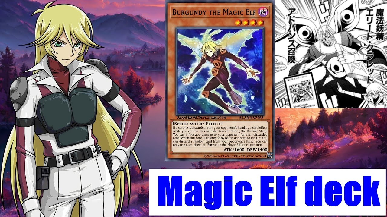 (YGOPRO) rearranged with the strategy, Magic Elf deck, Sherry LeBlanc (manga) yugioh 5ds(deck anime)
