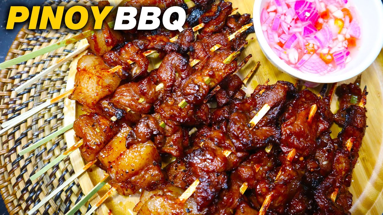 PINOY STYLE PORK BARBECUE | PINOY BBQ | FILIPINO-STYLE BBQ | HOMEMADE BBQ MARINADE | BARBEQUE