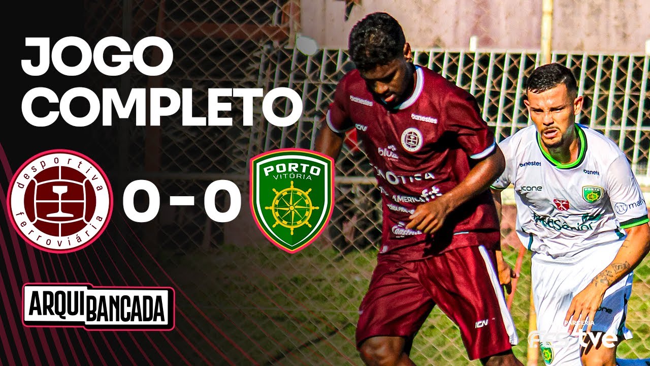 🚨 AO VIVO COM IMAGENS: DESPORTIVA x PORTO VIT&Oacute;RIA - RODADA 6 | CAPIXAB&Atilde;O 2026