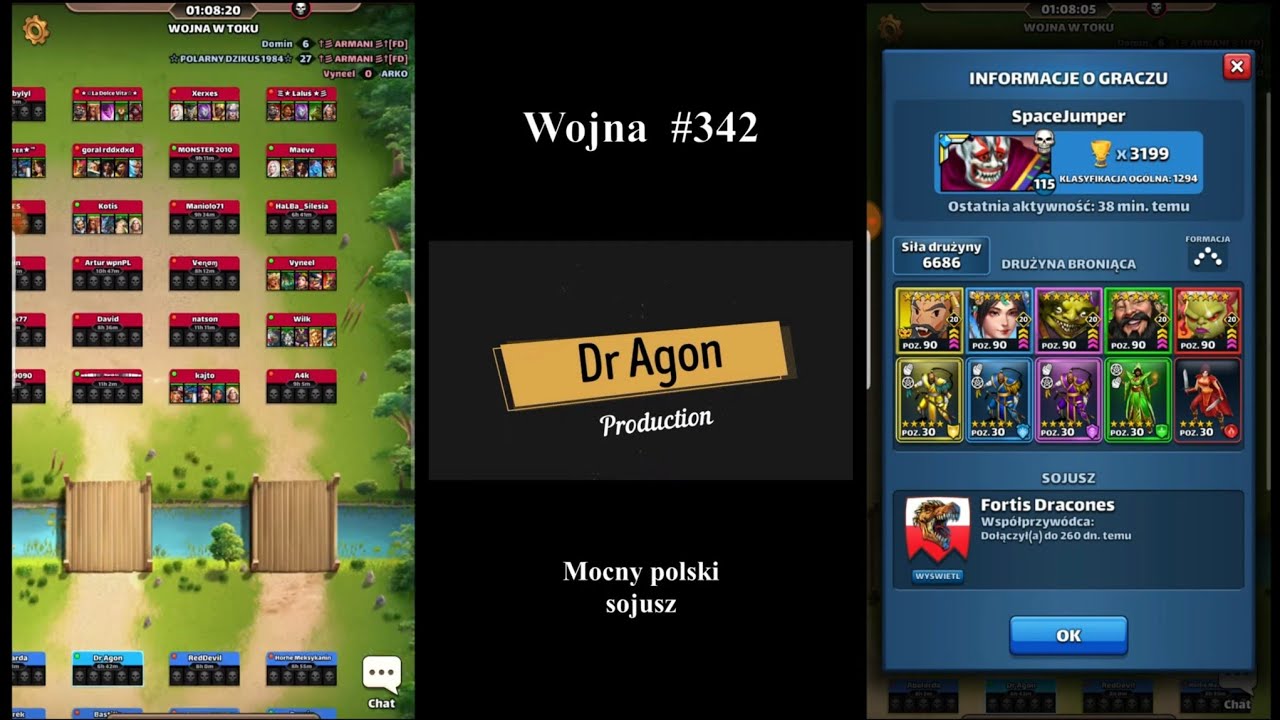 Wojna #342 - mocny polski sojusz ! - Empires & Puzzles by Dr Agon