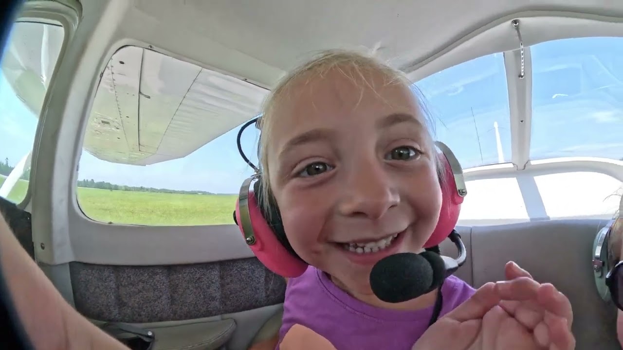 Raelynne's First Flight with her Dad