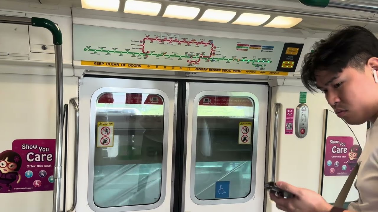 [Retired] SMRT Kawasaki Heavy Industries Kinki Sharyo C151 (075/076): Kallang to Tanah Merah.