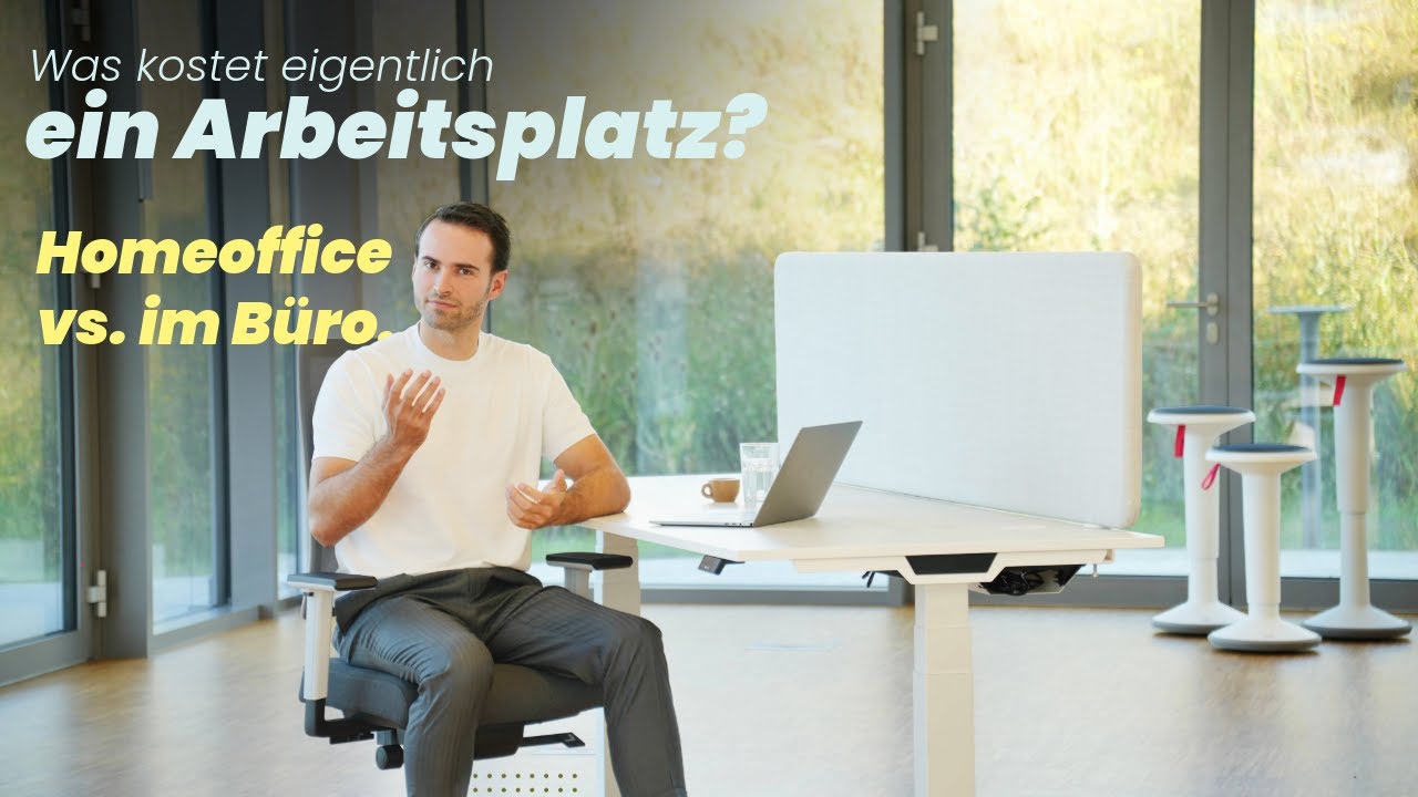 Was kostet ein ein Arbeitsplatz im Büro vs. Homeoffice? 🤔💶