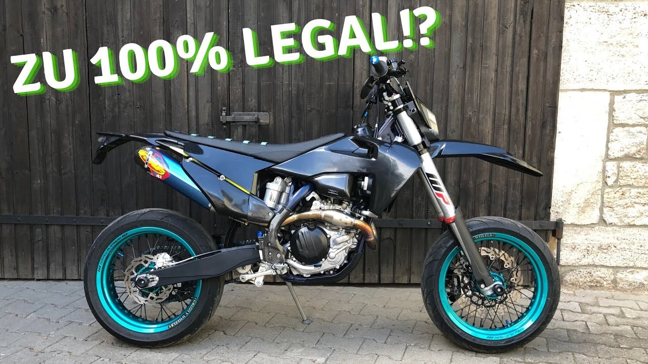 Kann man eine Husqvarna FE501 komplett Legal fahren?!