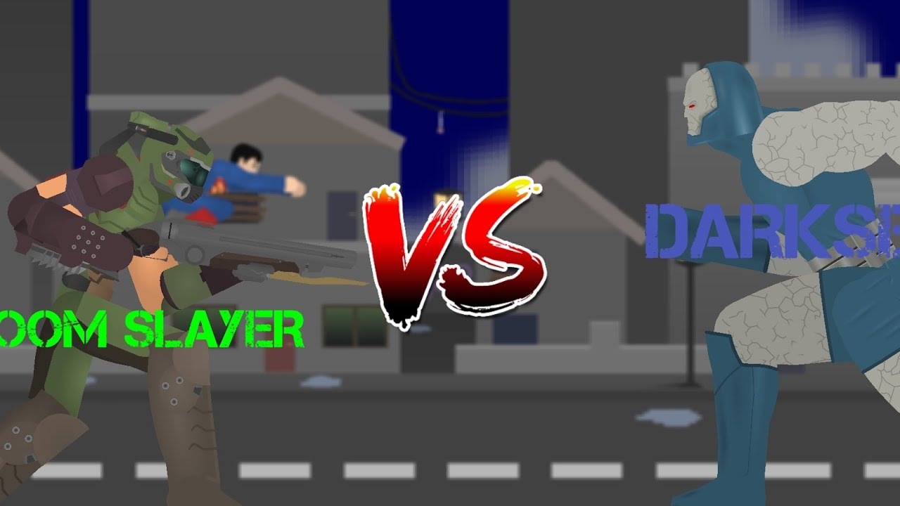 Doom slayer Vs Darkseid - Animation