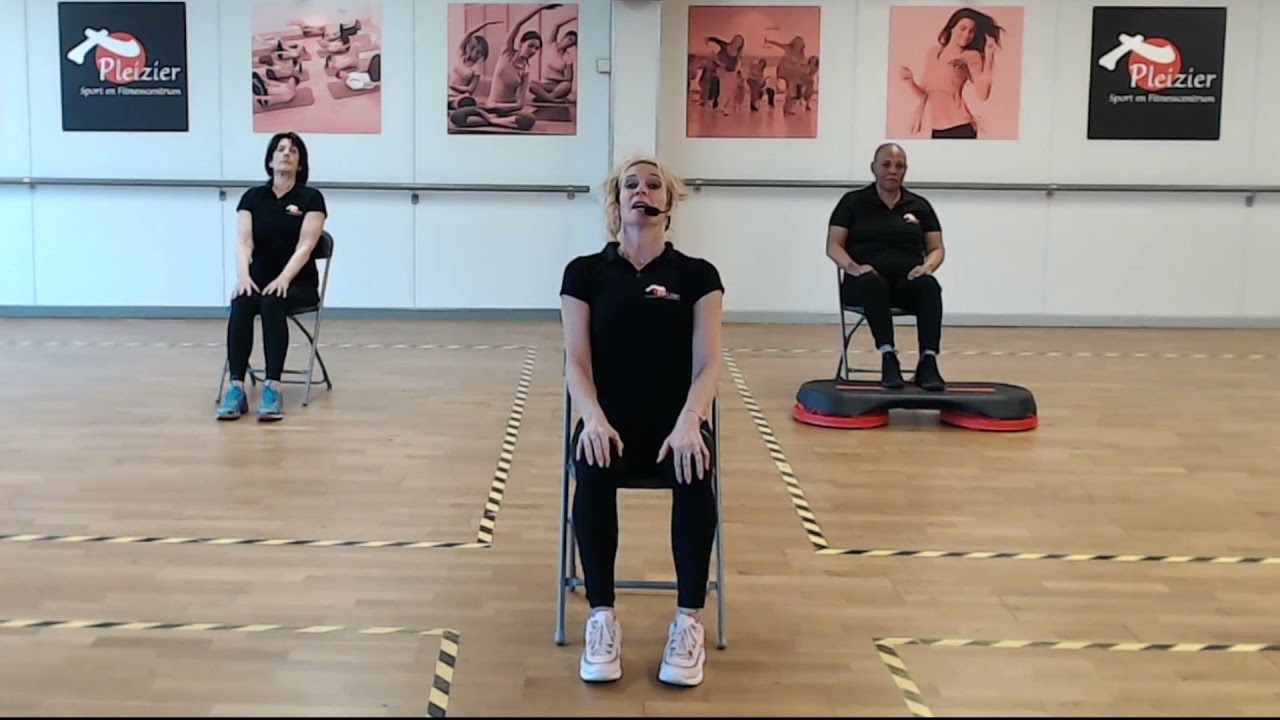 Cordaan in beweging op muziek rustige training