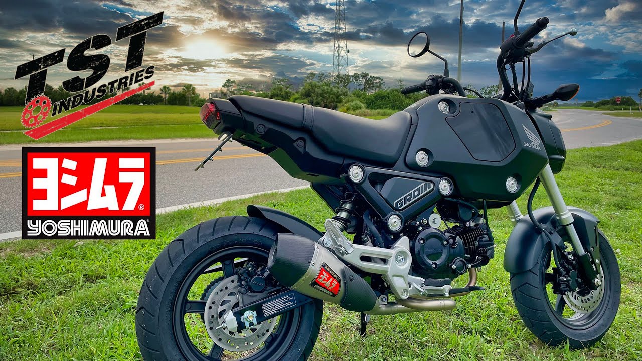 2022 Grom TST Industries Integrated Tail Light & Yoshimura Tail Tidy