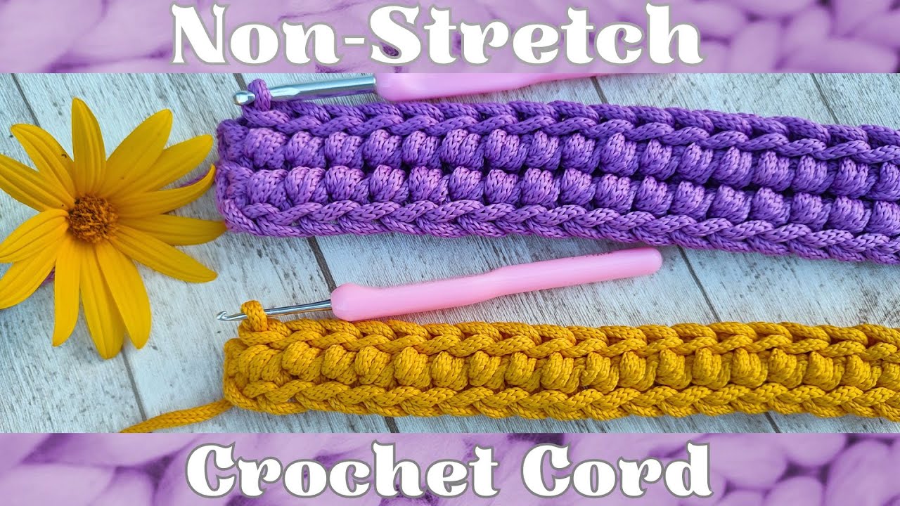 How to Crochet a Non-Stretchy Crochet Strap | Crochet Handles for Tote Bag