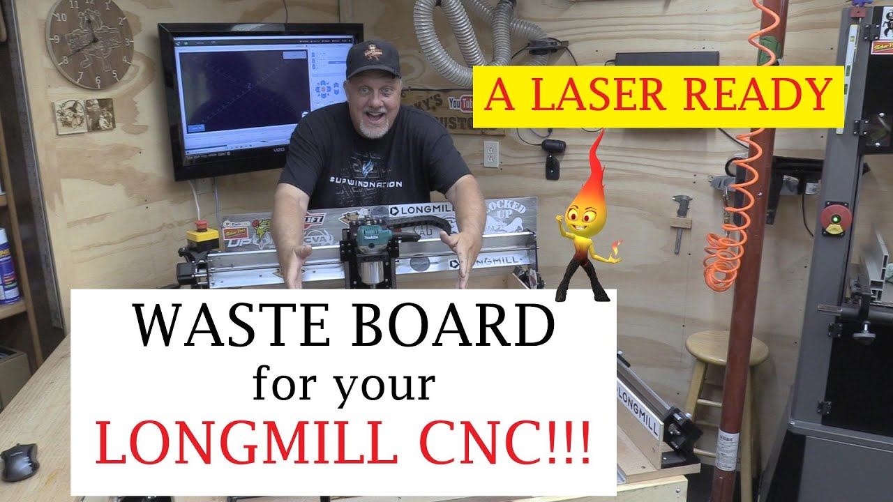 A New Laser Ready Waste Board for the Longmill