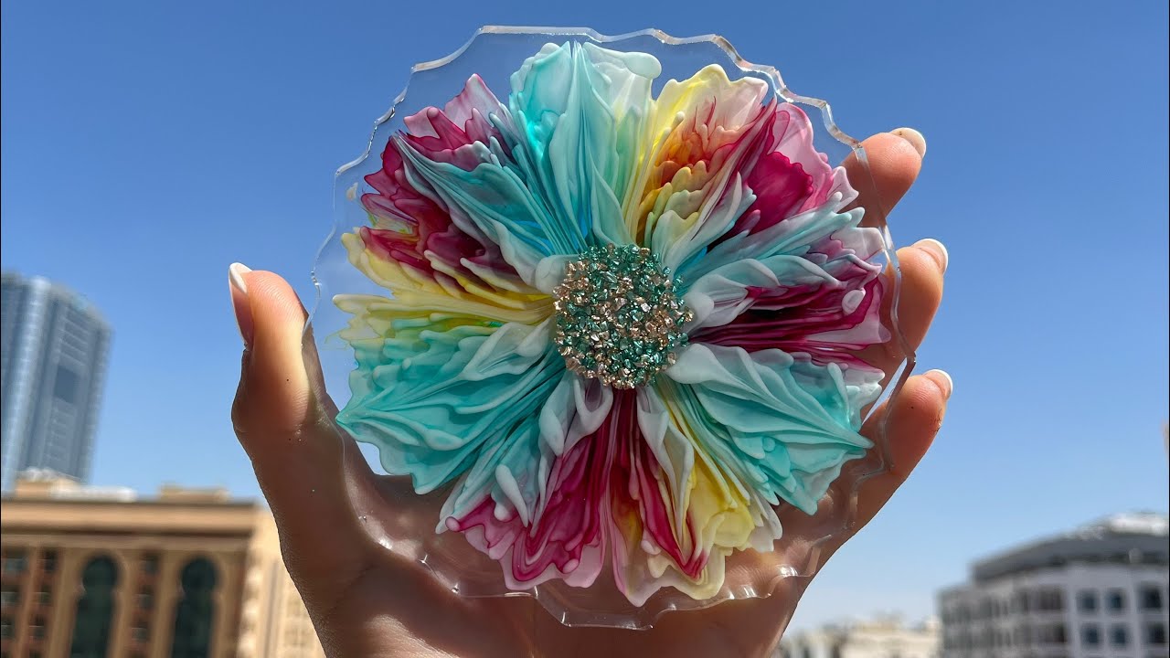 6️⃣ ➡️TUTORIAL ⬅️CLEAR Background On This Resin Coaster