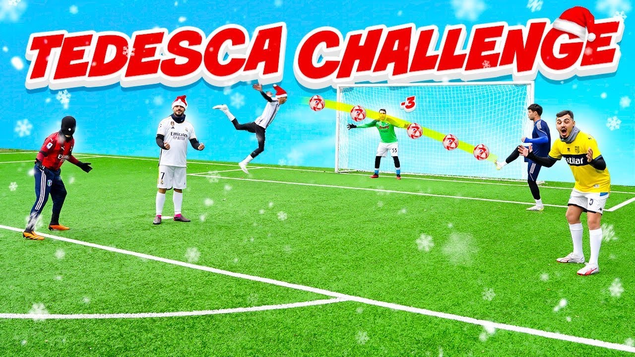 ⚽ TEDESCA CHRISTMAS FOOTBALL CHALLENGE! @Elitesyt @simonecrispo @SuperAllan