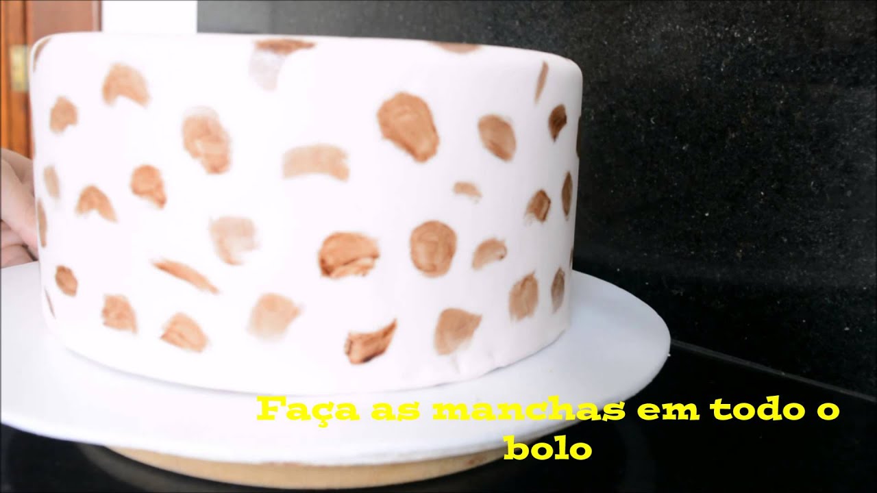 BOLO ONÇA ! ( COMO FAZER EFEITO DE ONÇA NO BOLO)