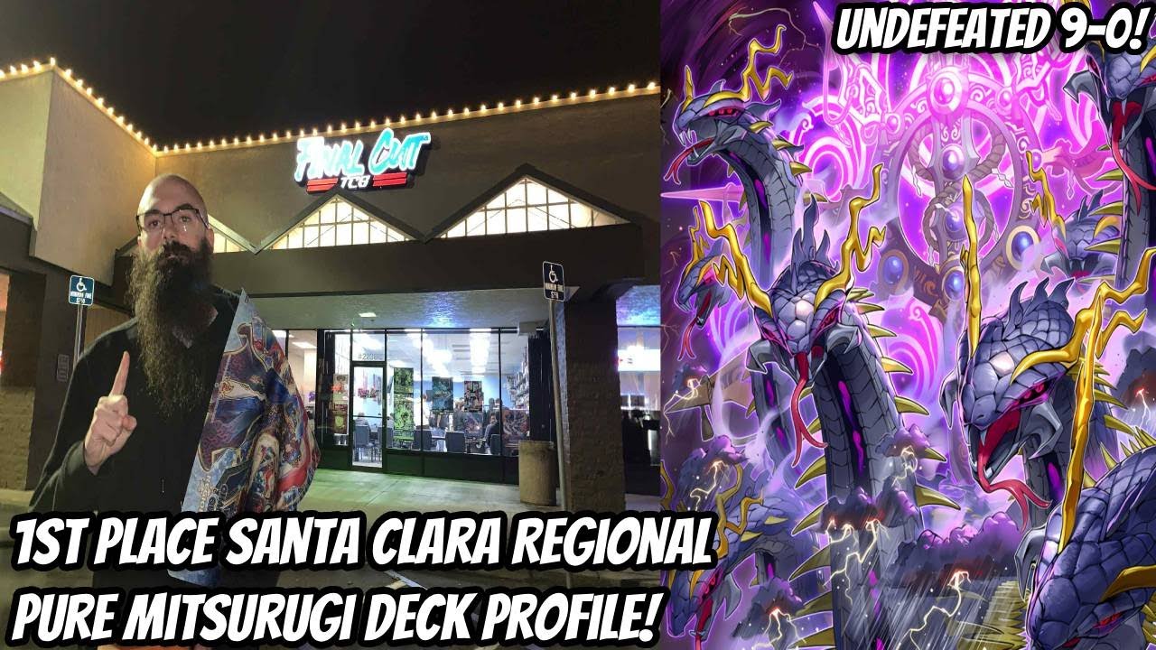 1st Place UNDEFEATED 9-0 Santa Clara Regionals PURE MITSURUGI Deck Profile! |Thaddeus Bingham