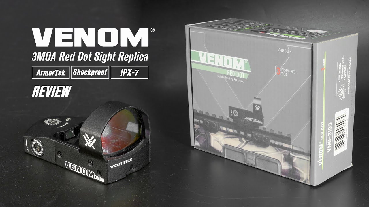 SPECPRECISION VENOM 3MOA Reticle Red Dot Sight Review