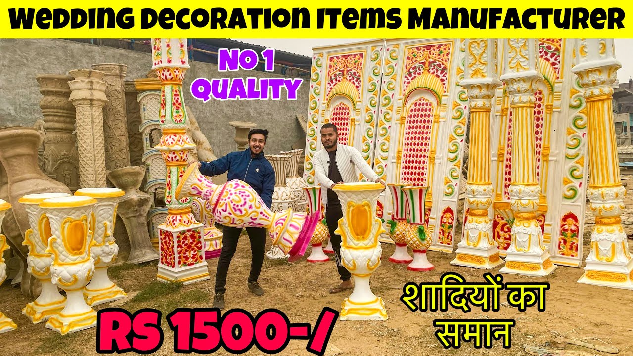 Cheapest wedding Decorations Items | Floor Decoration Items | manufacturer |