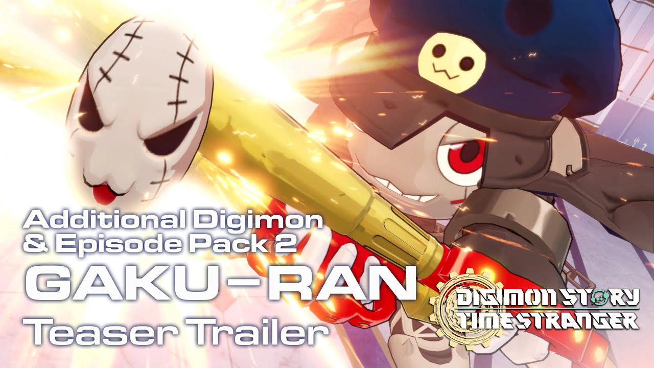 Digimon Story Time Stranger | Additional Digimon & Episode Pack 2: GAKU-RAN Teaser Trailer