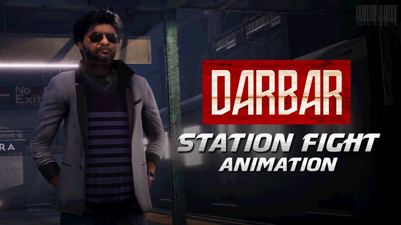 Darbar - Station Fight Animation